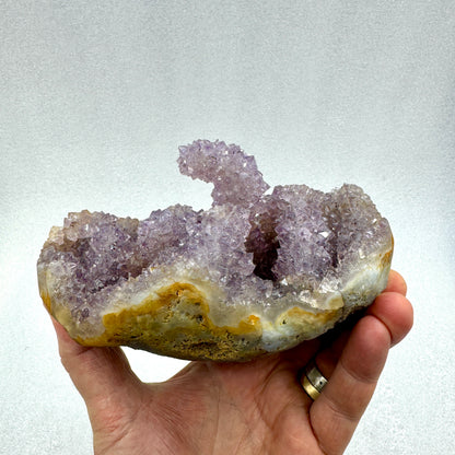 Drusa de amatista estalactita Flores del Alma Ojos del Espíritu