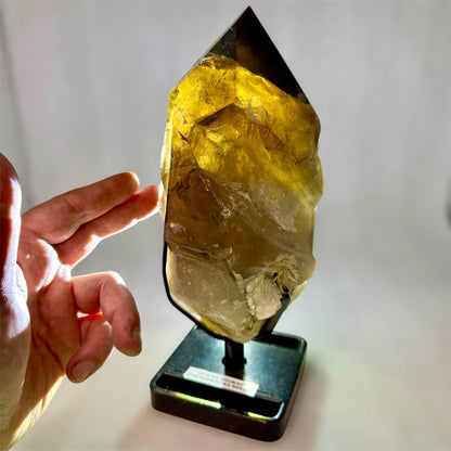 Citrino ahumado mica y turmalina 4,1 kg. - Munay Minerales Palma de Mallorca Spain 