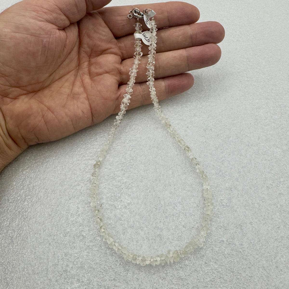 Collar cuarzos diamante Herkimer Munay Minerales Mallorca