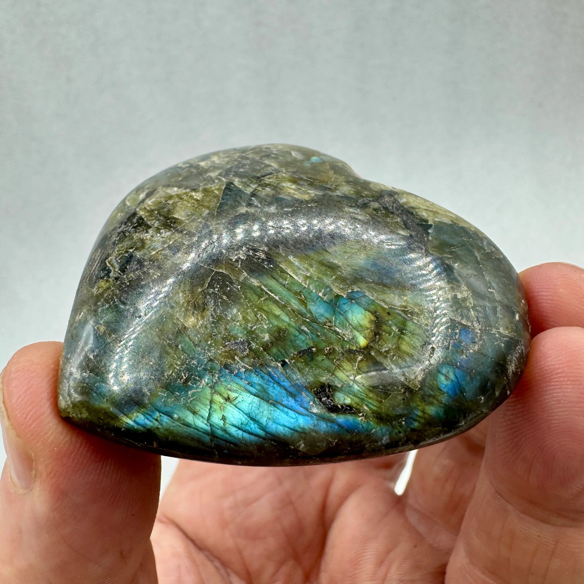 Labradorita corazón - Munay Minerales Palma de Mallorca Spain 