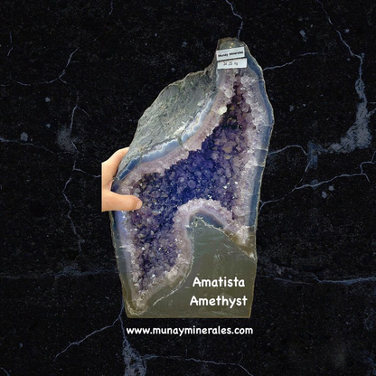 Geoda de amatista 34 kg. Munay Minerales Mallorca