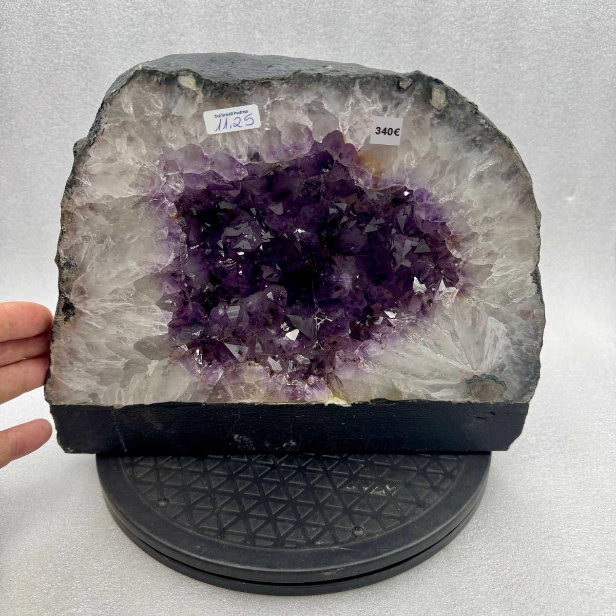 Geoda de amatista 11,2 kg. Munay Minerales Mallorca