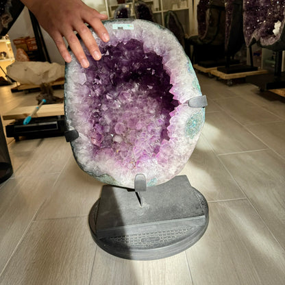 Geoda de amatista 27 kg. - Munay Minerales Palma de Mallorca Spain 