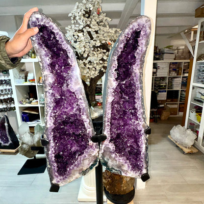 Geoda de amatista alas de ángel mariposa 45 kg. - Munay Minerales Palma de Mallorca Spain 