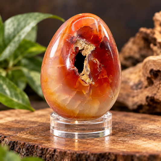 Ágata cornalina huevo Munay Minerales Mallorca Munay Minerales Mallorca