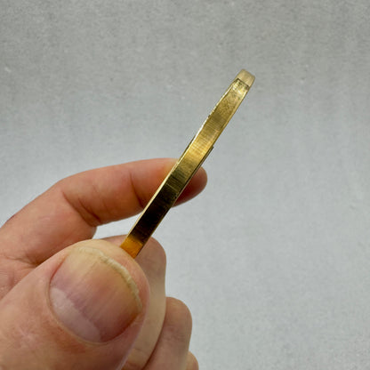 Medalla cobre color oro Munay Minerales Mallorca