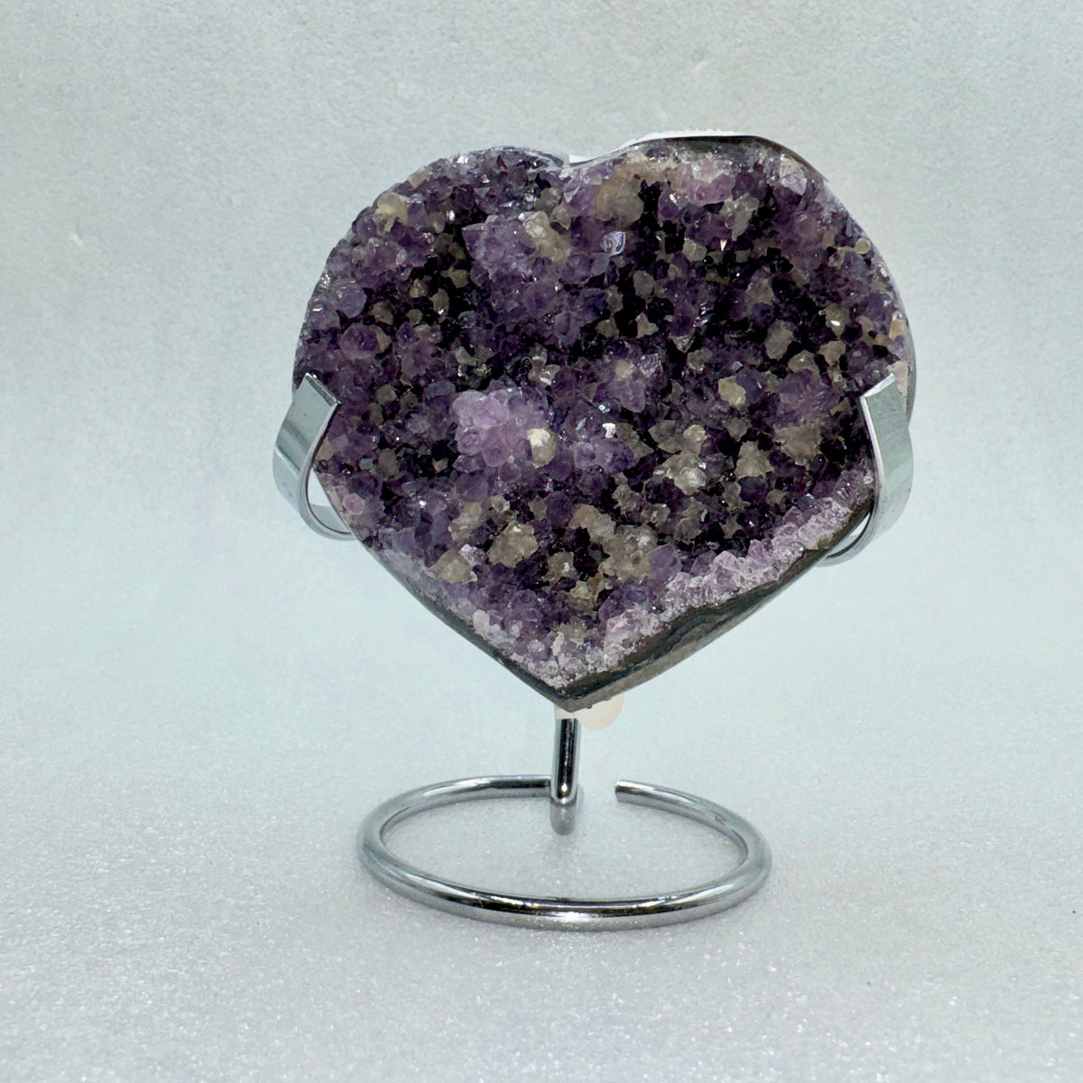 Drusa de amatista corazón Munay Minerales Mallorca Munay Minerales Mallorca