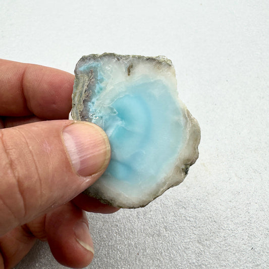 Larimar rodaja Munay Minerales Mallorca Munay Minerales Mallorca