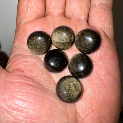 Obsidiana dorada ombliguera Munay Minerales Mallorca