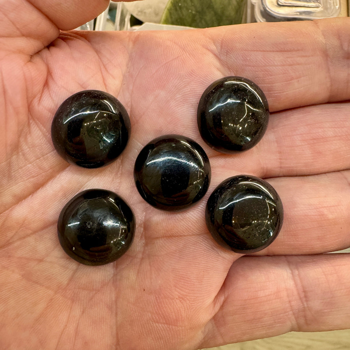Obsidiana negra ombliguera Munay Minerales Mallorca