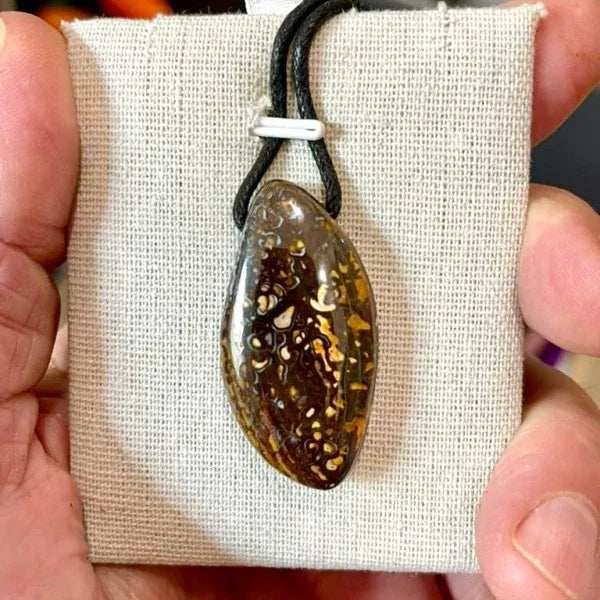 Ópalo boulder colgante Munay Minerales Mallorca - MUNAY MINERALES MALLORCA