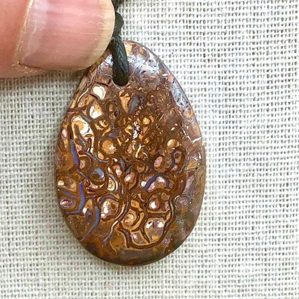 Ópalo boulder colgante Munay Minerales Mallorca - MUNAY MINERALES MALLORCA