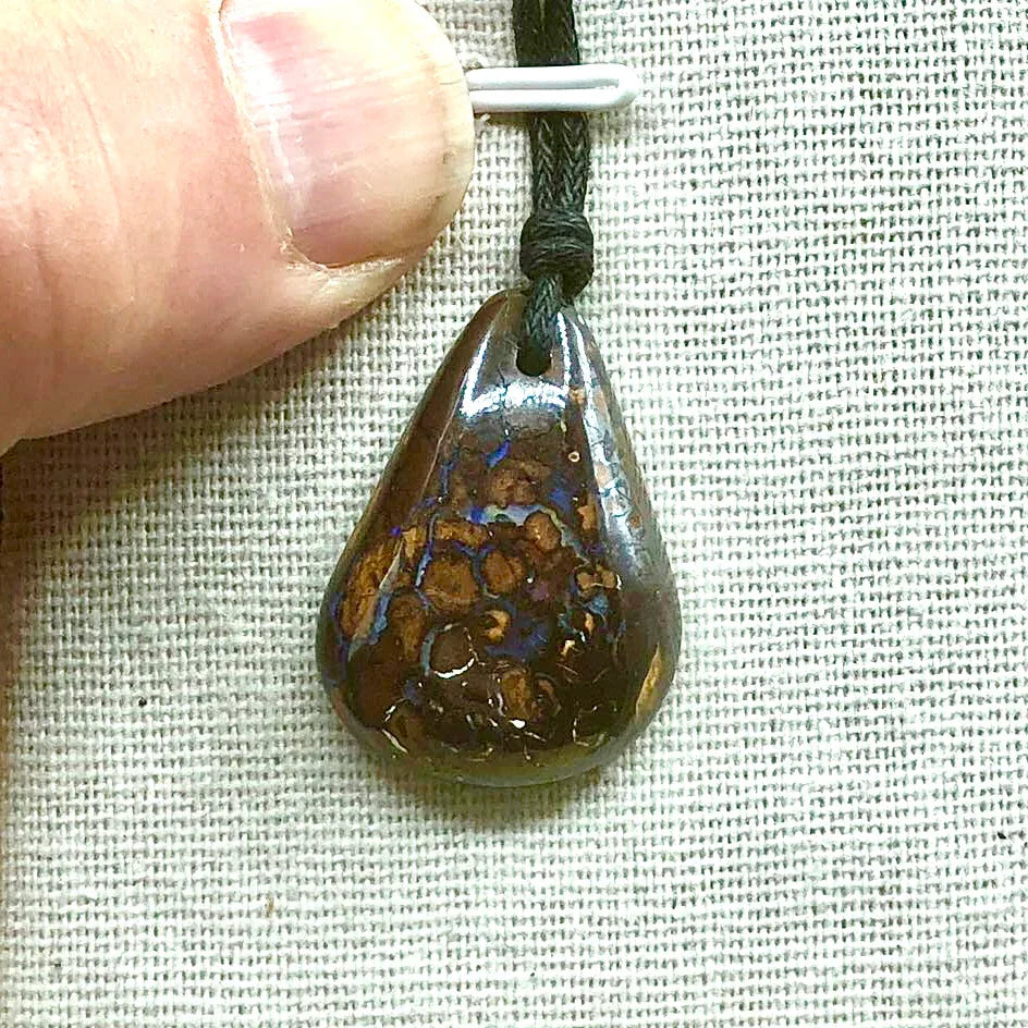 Ópalo boulder colgante Munay Minerales Mallorca - MUNAY MINERALES MALLORCA