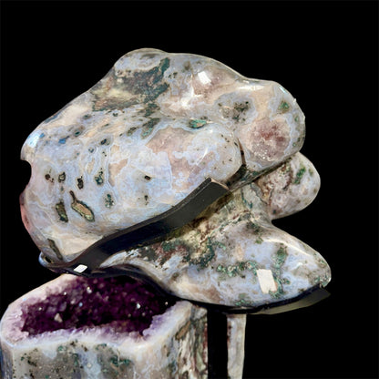 Geoda de amatista completa 76 kg. joyero gigante Munay Minerales Mallorca