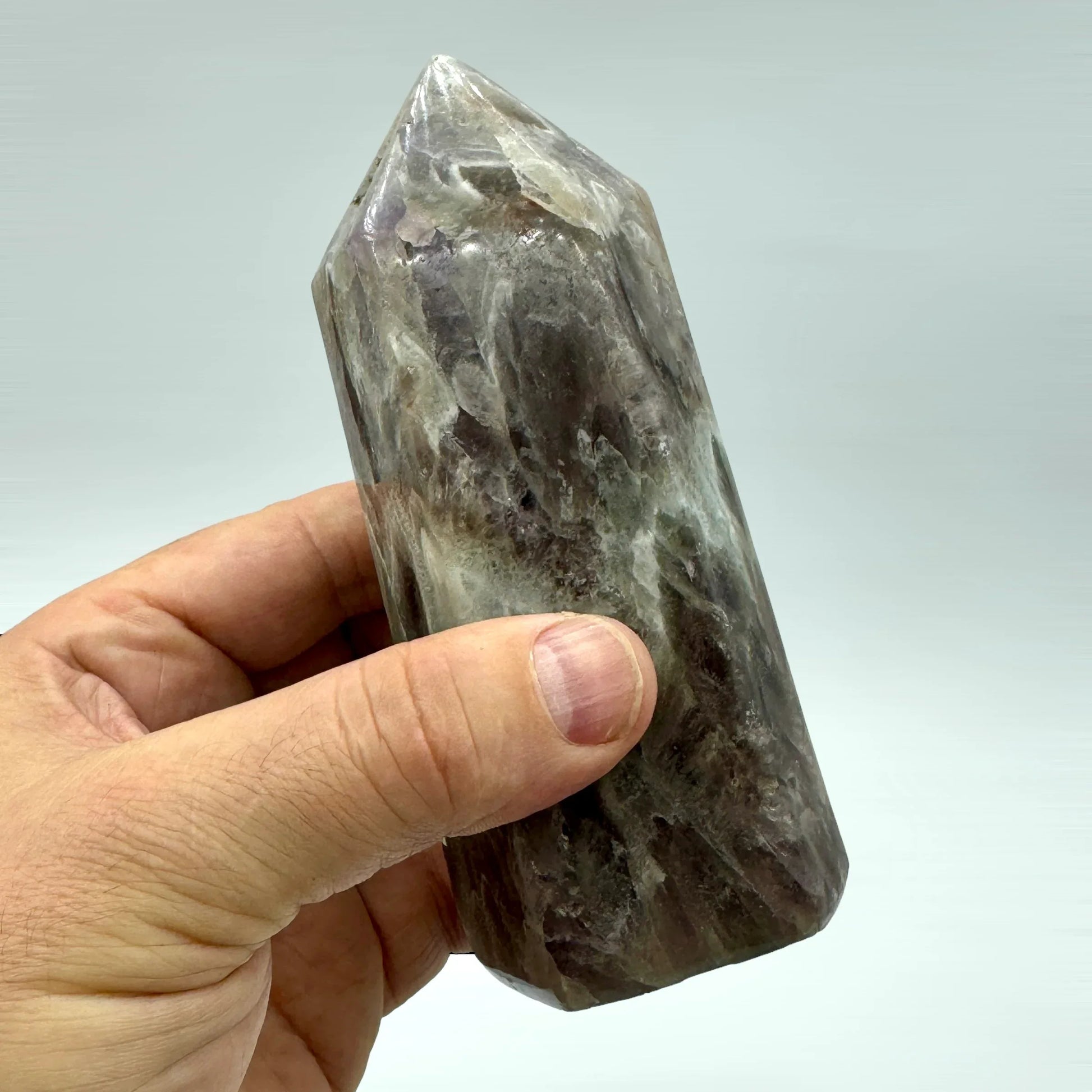 Prasiotrino punta generadora 649 gr. - MUNAY MINERALES MALLORCA