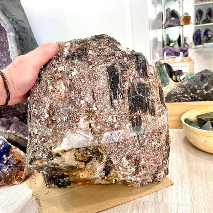 Turmalina catedral 47 kg. Munay Minerales Mallorca