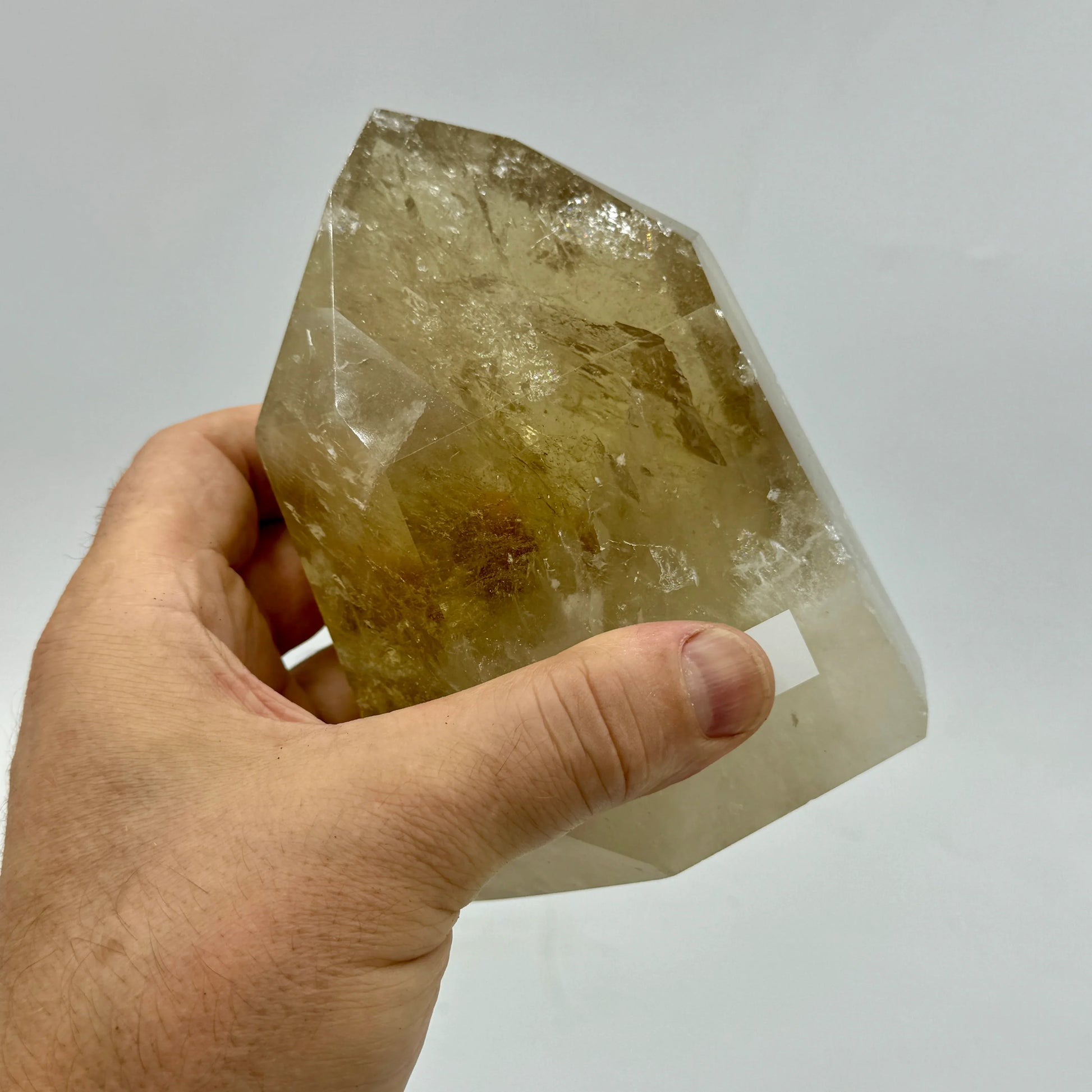 Citrino natural pulido 1,2 kg. Munay Minerales Mallorca - MUNAY MINERALES MALLORCA