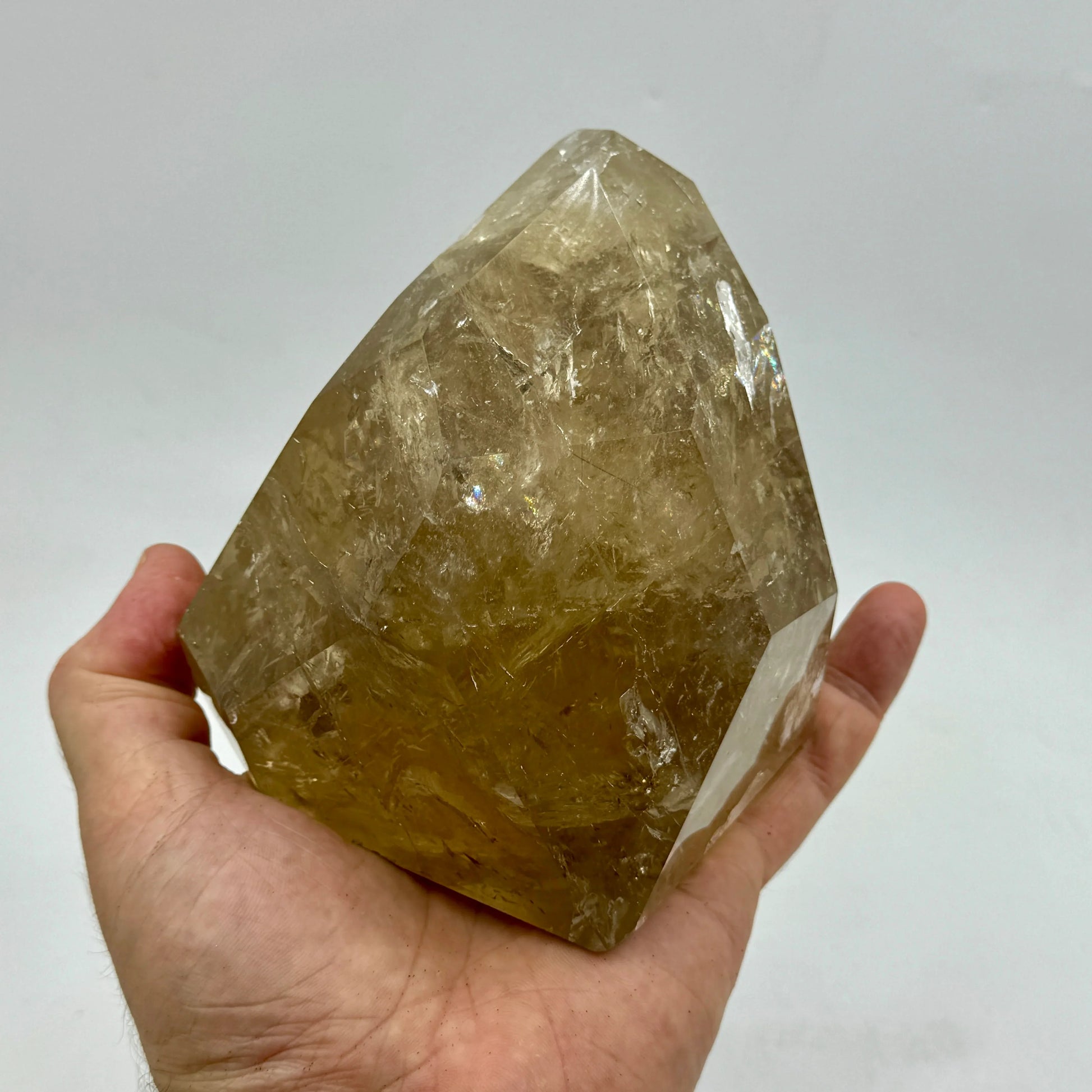 Citrino natural pulido 1,9 kg. Munay Minerales Mallorca - MUNAY MINERALES MALLORCA