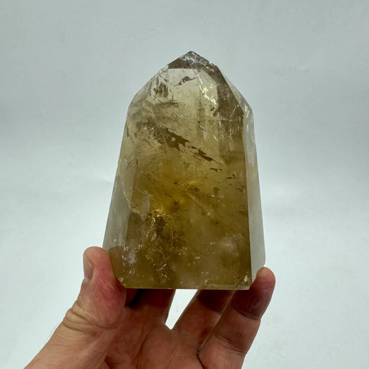 Citrino natural pulido maestro canalizador - MUNAY MINERALES MALLORCA