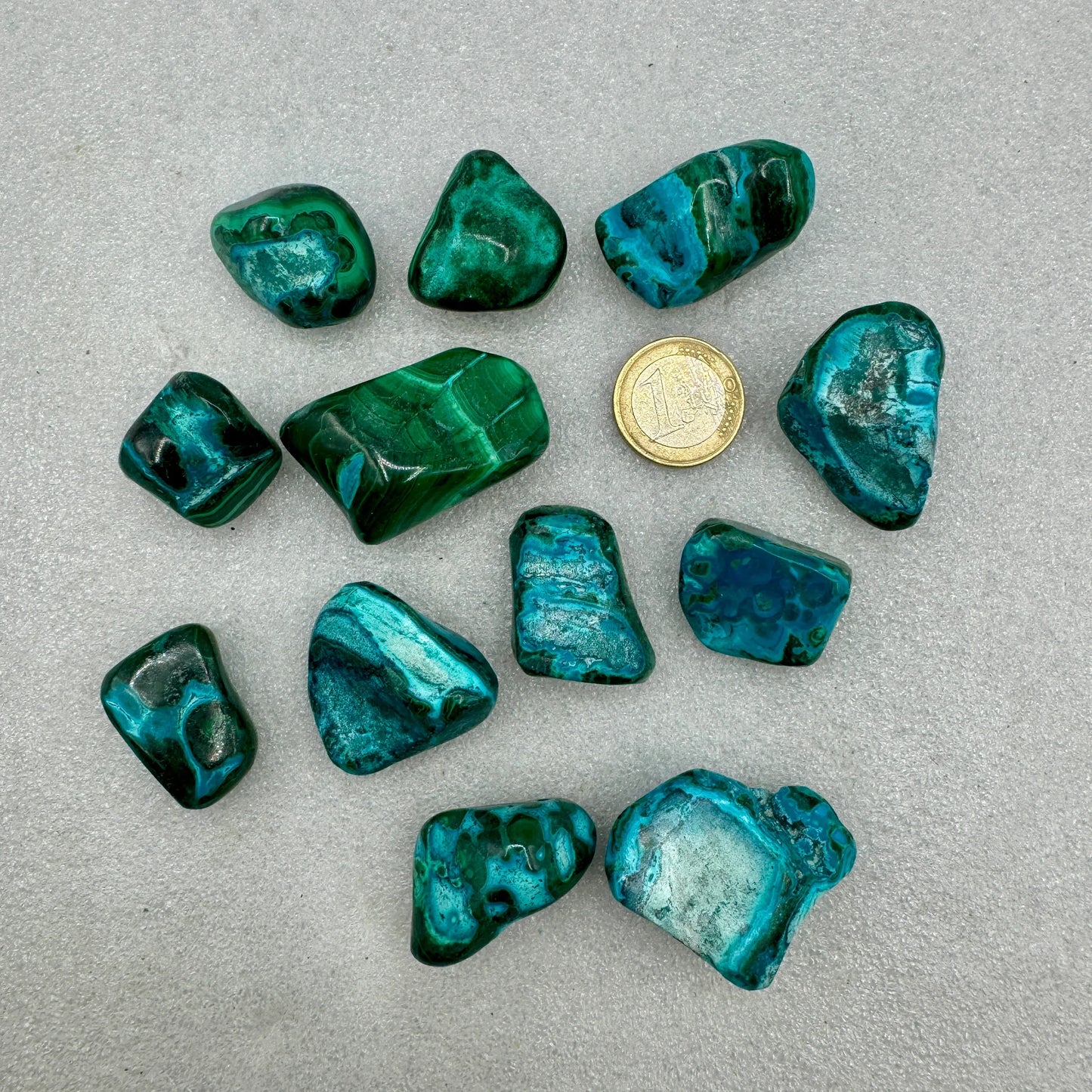 Crisocola rodado pulido - Munay Minerales Palma de Mallorca Spain 