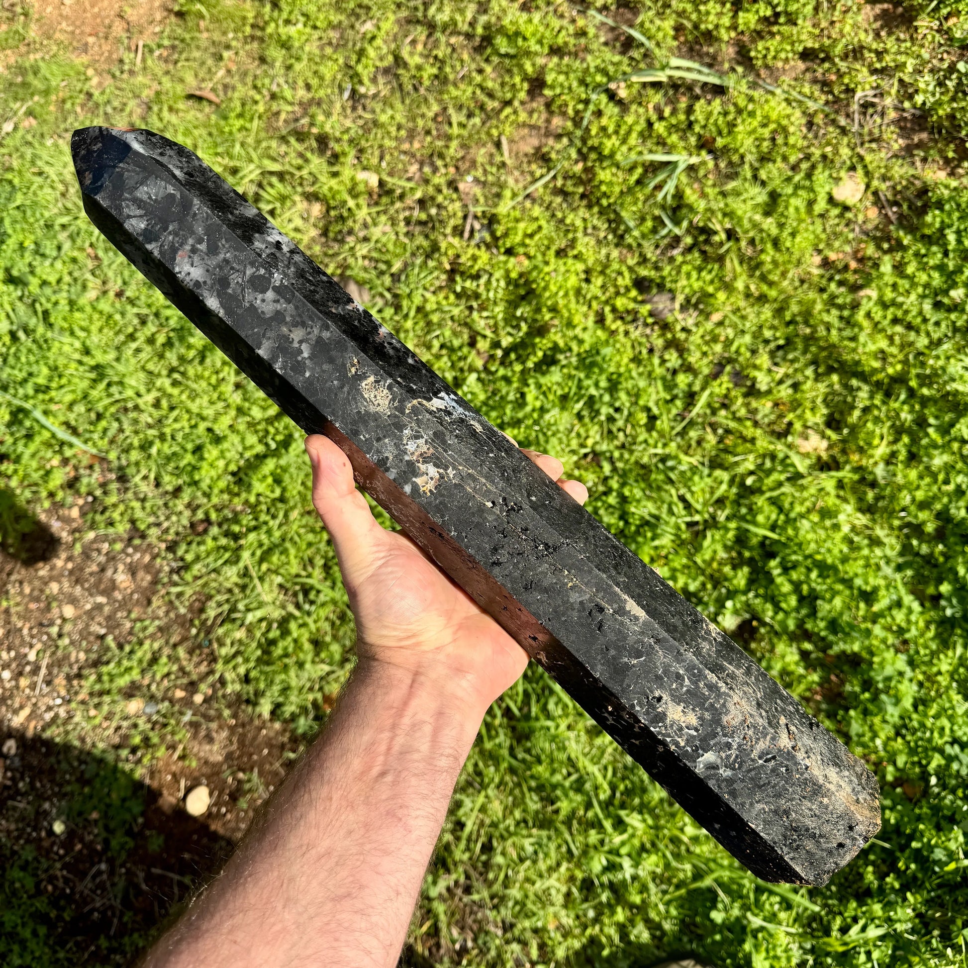 Cuarzo turmalinado 53 cm. - MUNAY MINERALES MALLORCA