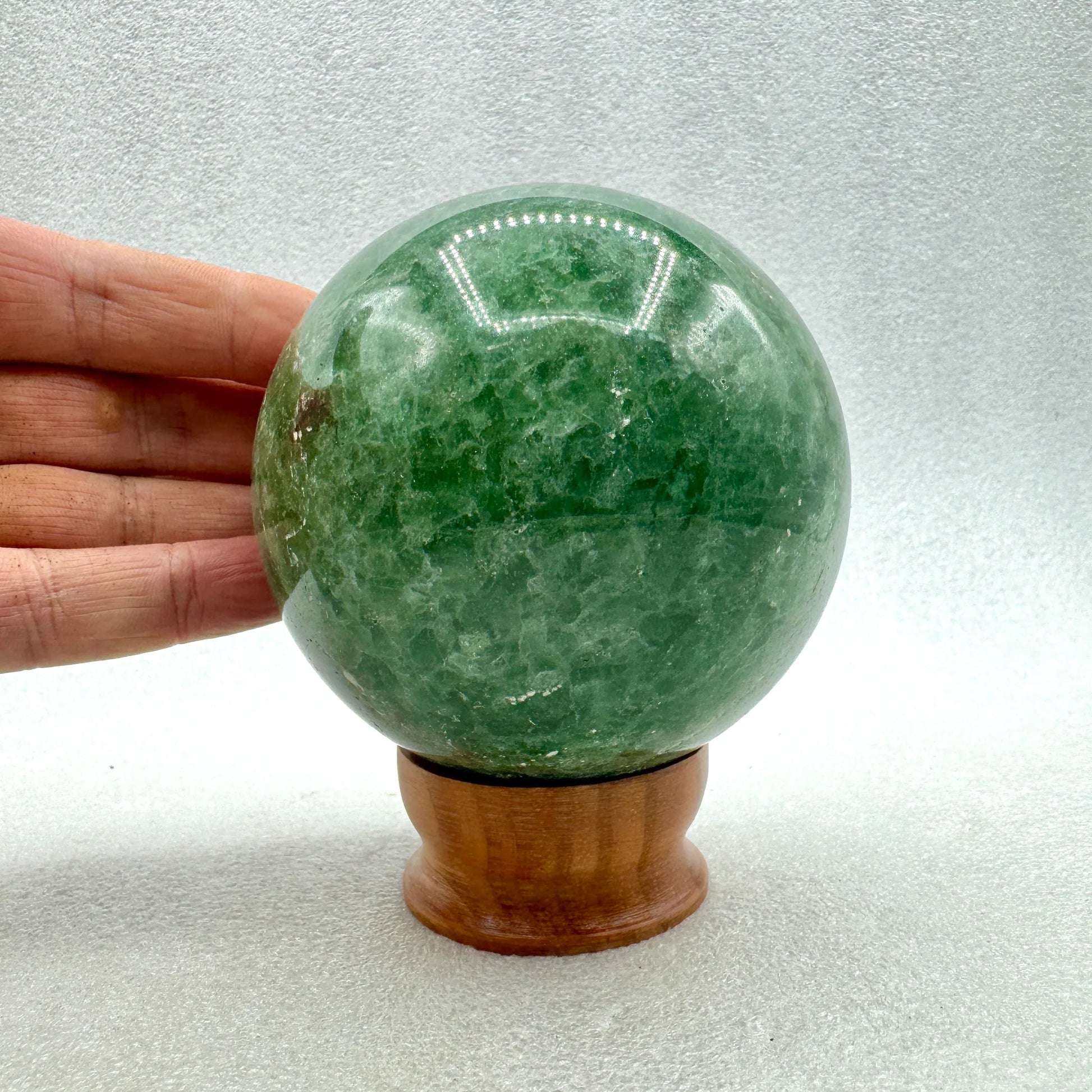 Fuchsita Fucsita esfera 1 kg. 9 cm. - Munay Minerales Palma de Mallorca Spain 