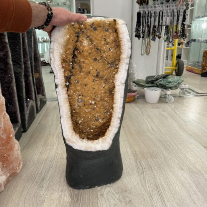 Geoda de citrino 47,2 kg. Munay Minerales mallorca