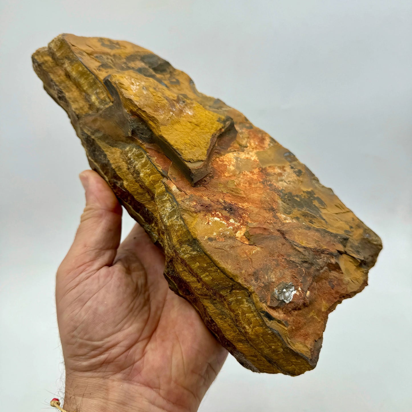 Ojo de tigre en bruto Munay Minerales Mallorca - MUNAY MINERALES MALLORCA