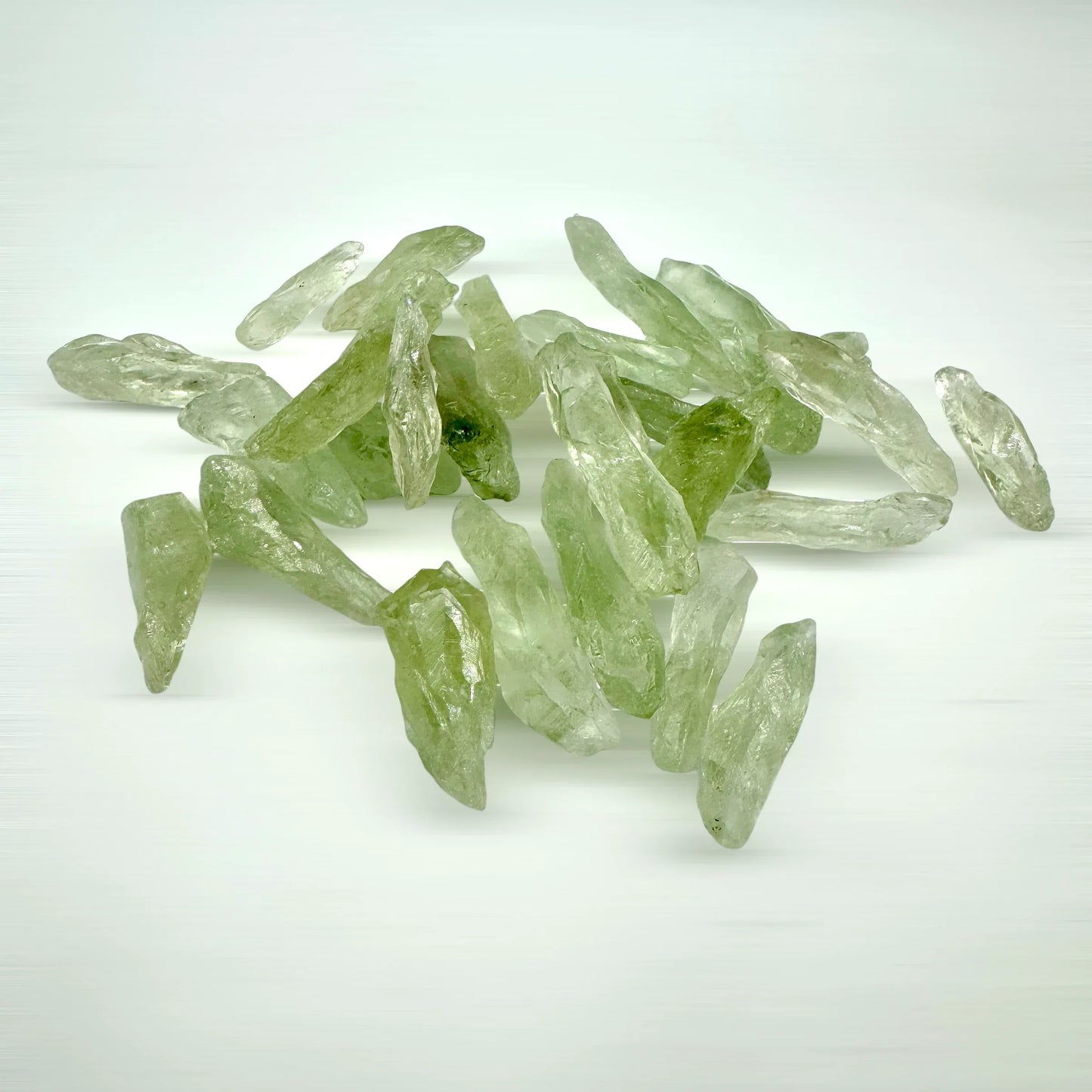 Prasiolita 100 gr. amatista verde - MUNAY MINERALES MALLORCA