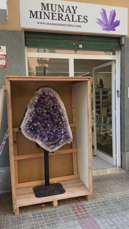 Drusa de amatista calidad extra 252 kg. 158 cm. (Consultar precio)
