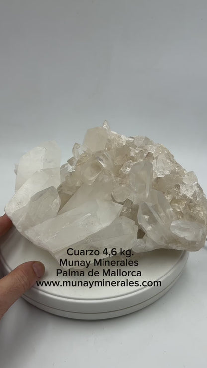 Cuarzo grupo 4,6 kg Munay Minerales Mallorca