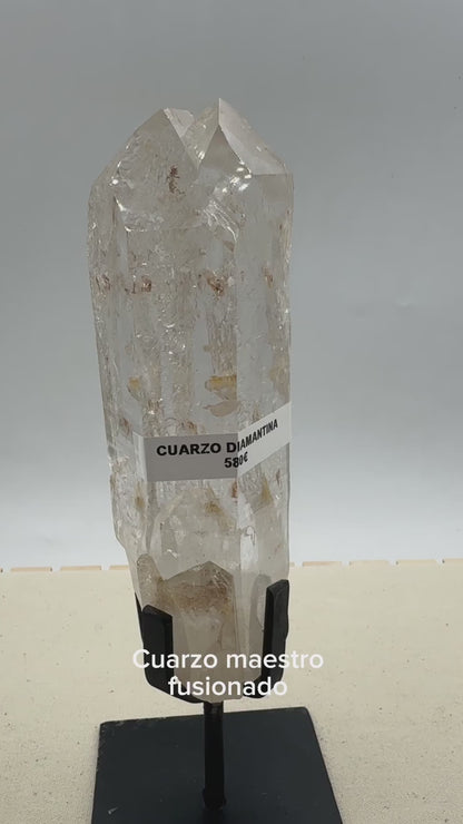 Cuarzo maestro fusionado de Diamantina Brasil