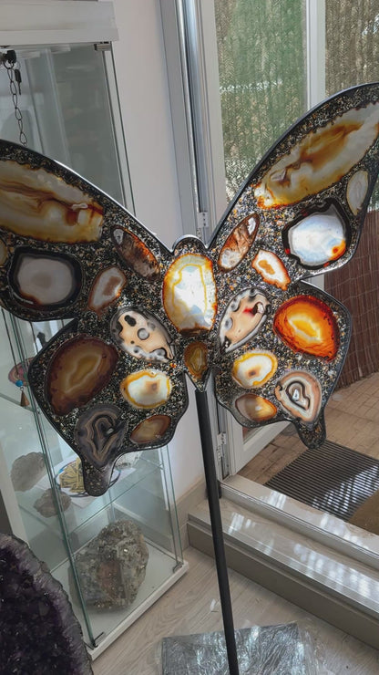 Mariposa de ágata Munay Minerales Mallorca