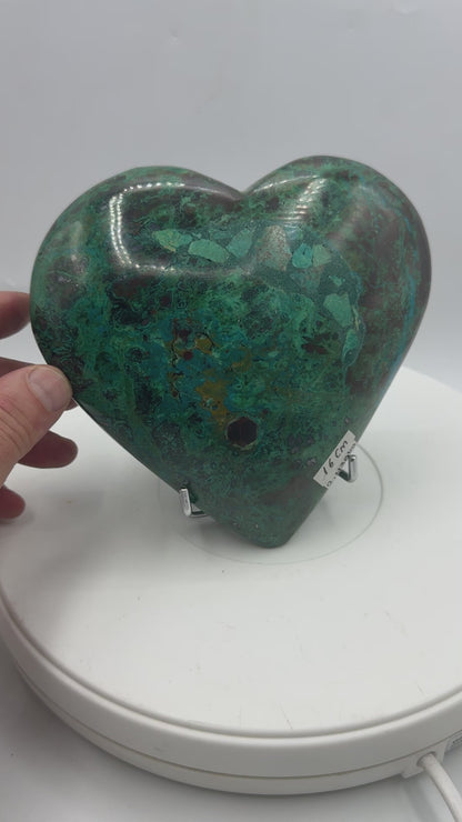 Chrysocolla Heart Munay Minerals Mallorca