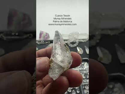 Cuarzo hábito Tessin Munay Minerales Mallorca