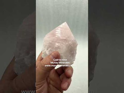 Cuarzo rosa punta Minerales Mallorca