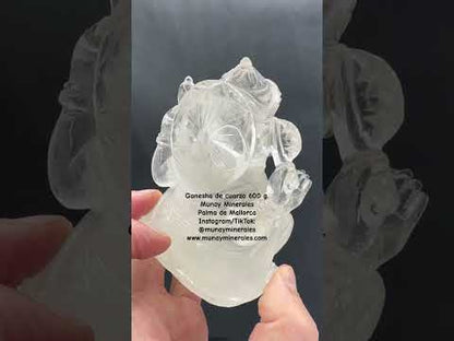 Dios Ganesha Ganesh Ganapati 600 g. cuarzo
