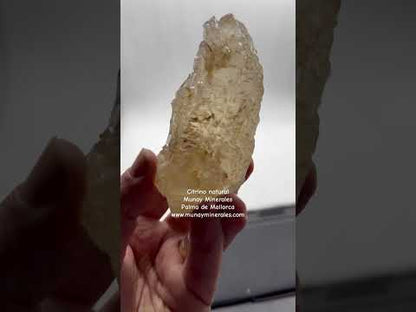 Citrino natural grabado