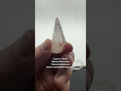 Cuarzo hábito Tessin Munay Minerales Mallorca