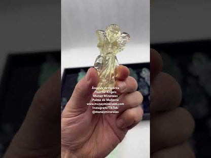 Ángel de fluorita 8 cm. calidad extra