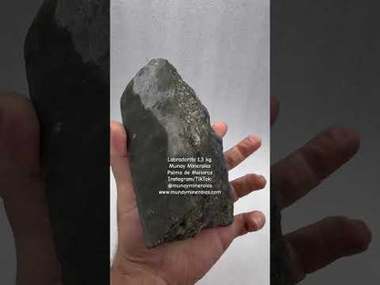 Labradorita semi pulida 1,3 kg.