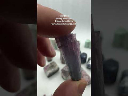 Turmalina bicolor Munay Minerales Mallorca