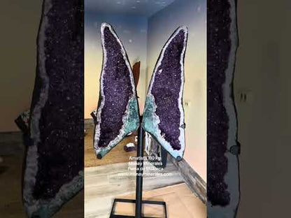 Geoda de amatista alas de ángel mariposa 110 kg. (Consultar precio)