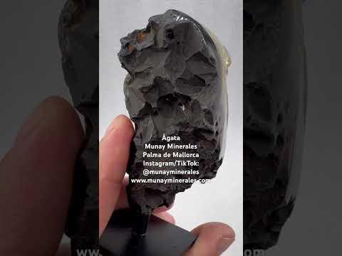 Ágata base metálica - Munay Minerales Palma de Mallorca Spain 