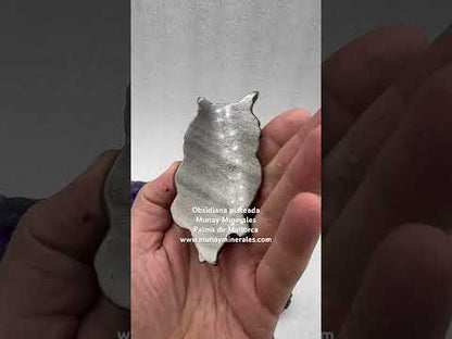 Obsidiana plateada búho