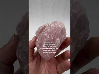 Cuarzo rosa en bruto
