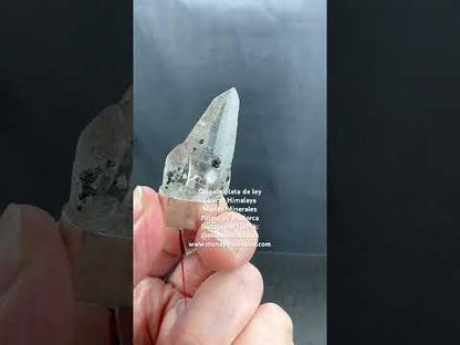 Colgante de cuarzo himalaya plata de ley - Munay Minerales Palma de Mallorca Spain 