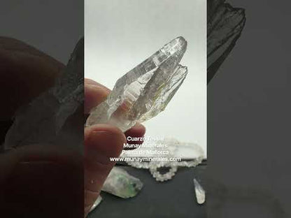 Cuarzo hábito Tessin Munay Minerales Mallorca