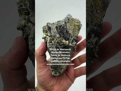 Pyrite Marcasite Chalcopyrite quartz and galena Morocco