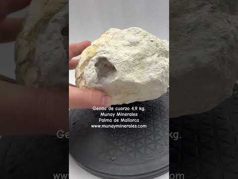 Geoda de cuarzo 4,9 kg. - Munay Minerales Palma de Mallorca Spain 